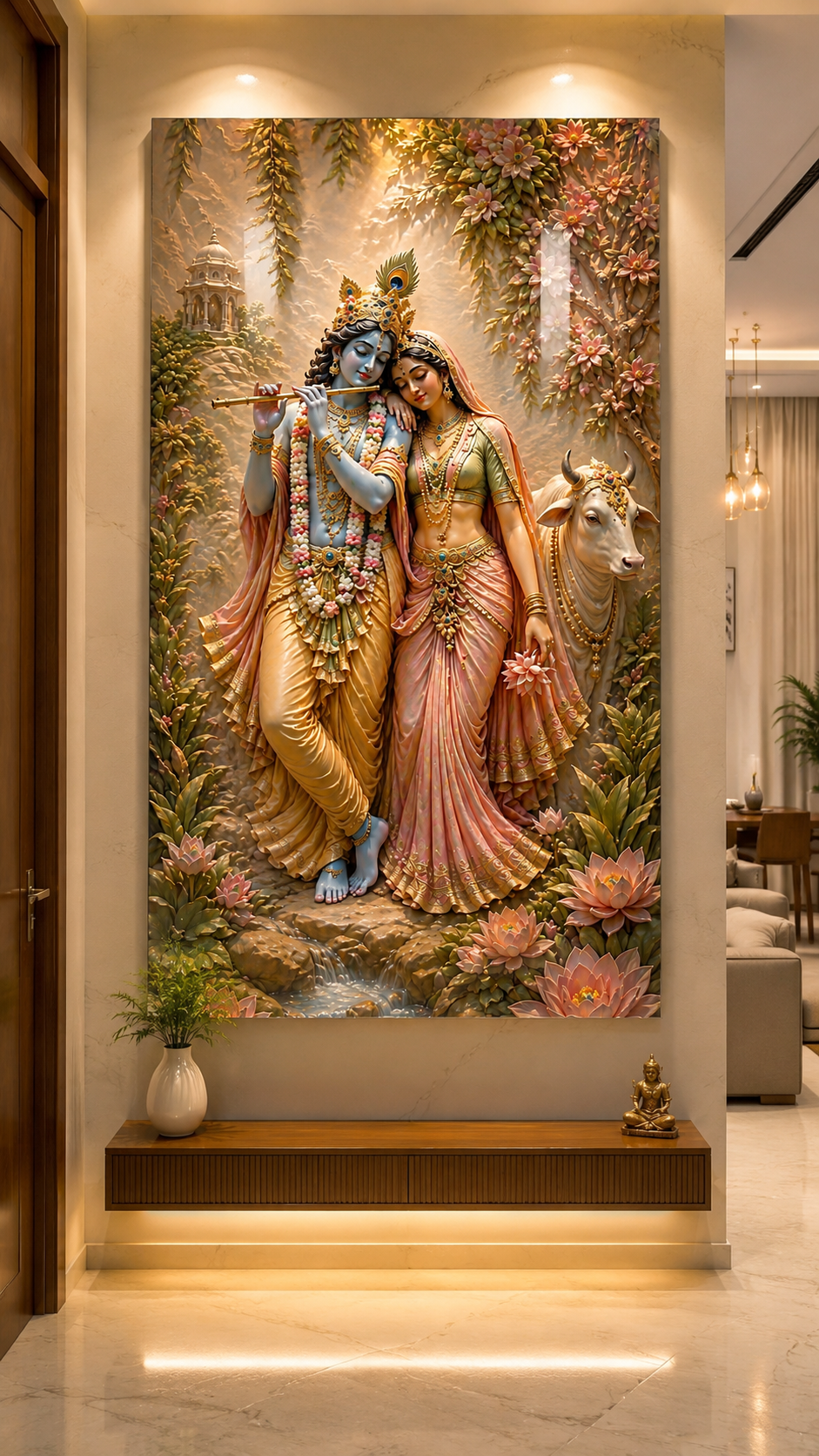 Radha Krishna Ji 3D — SPL 3D AC Sheets