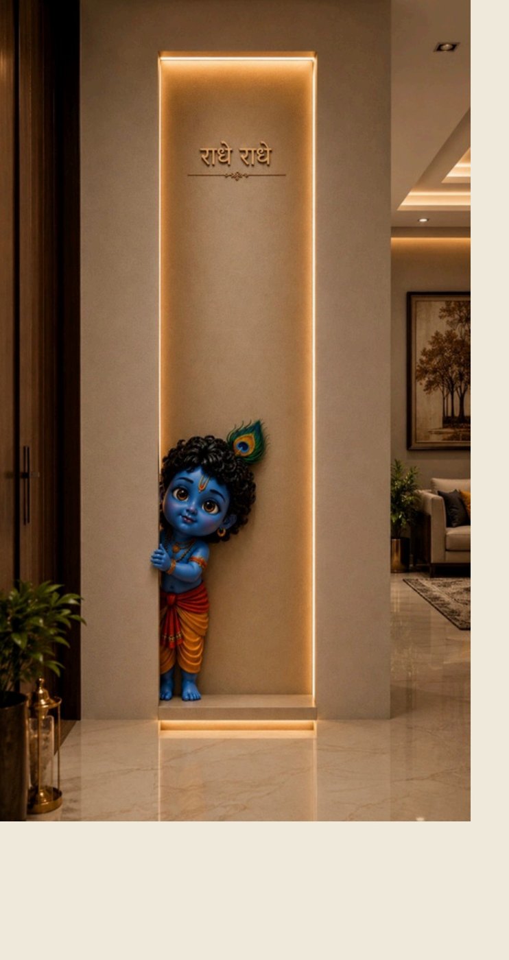 Baby Krishna — Radhe Radhe 3D — SPL 3D AC Sheets