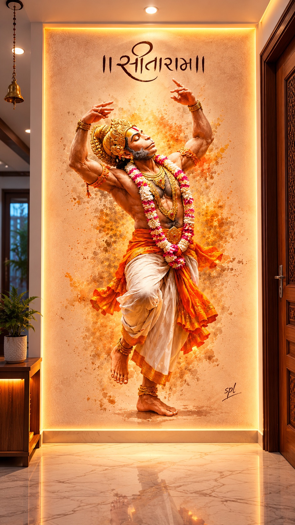 Hanuman Ji — Sitaram Dance 3D — SPL 3D AC Sheets