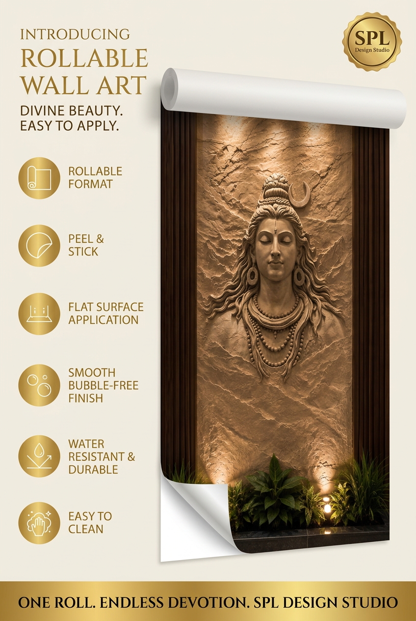 SPL Shivji Rollable Wallpaper — SPL Premium Wallpaper