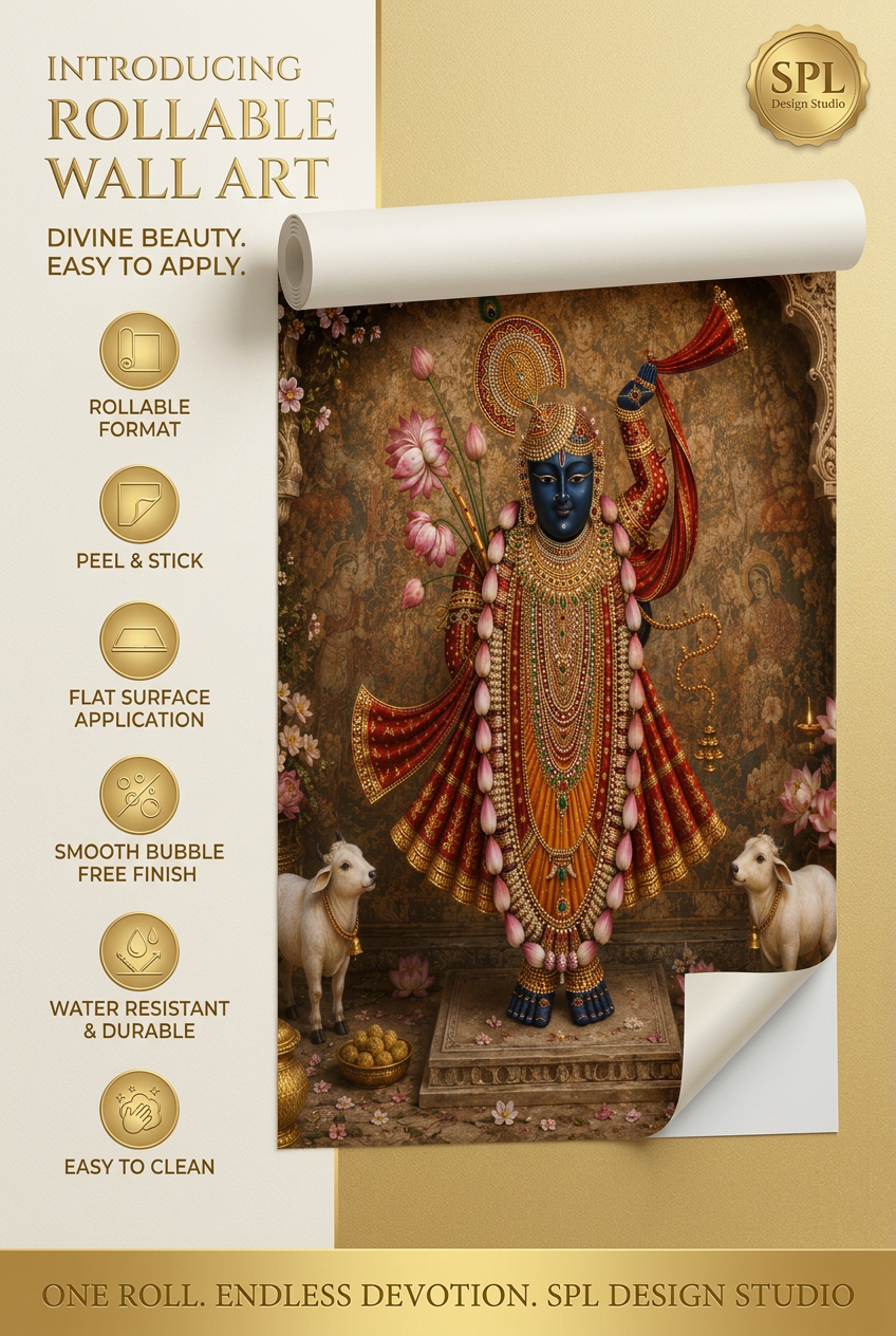 SPL Shreenath Ji Rollable Wallpaper — SPL Premium Wallpaper