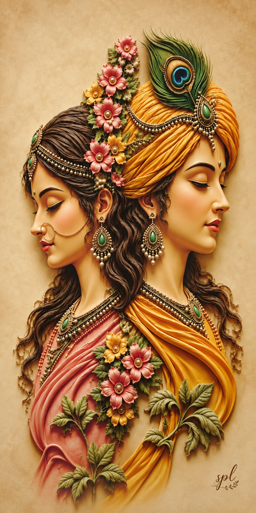 SPL RadhaKrishna Divya Chhavi — SPL 3D PG Sheets