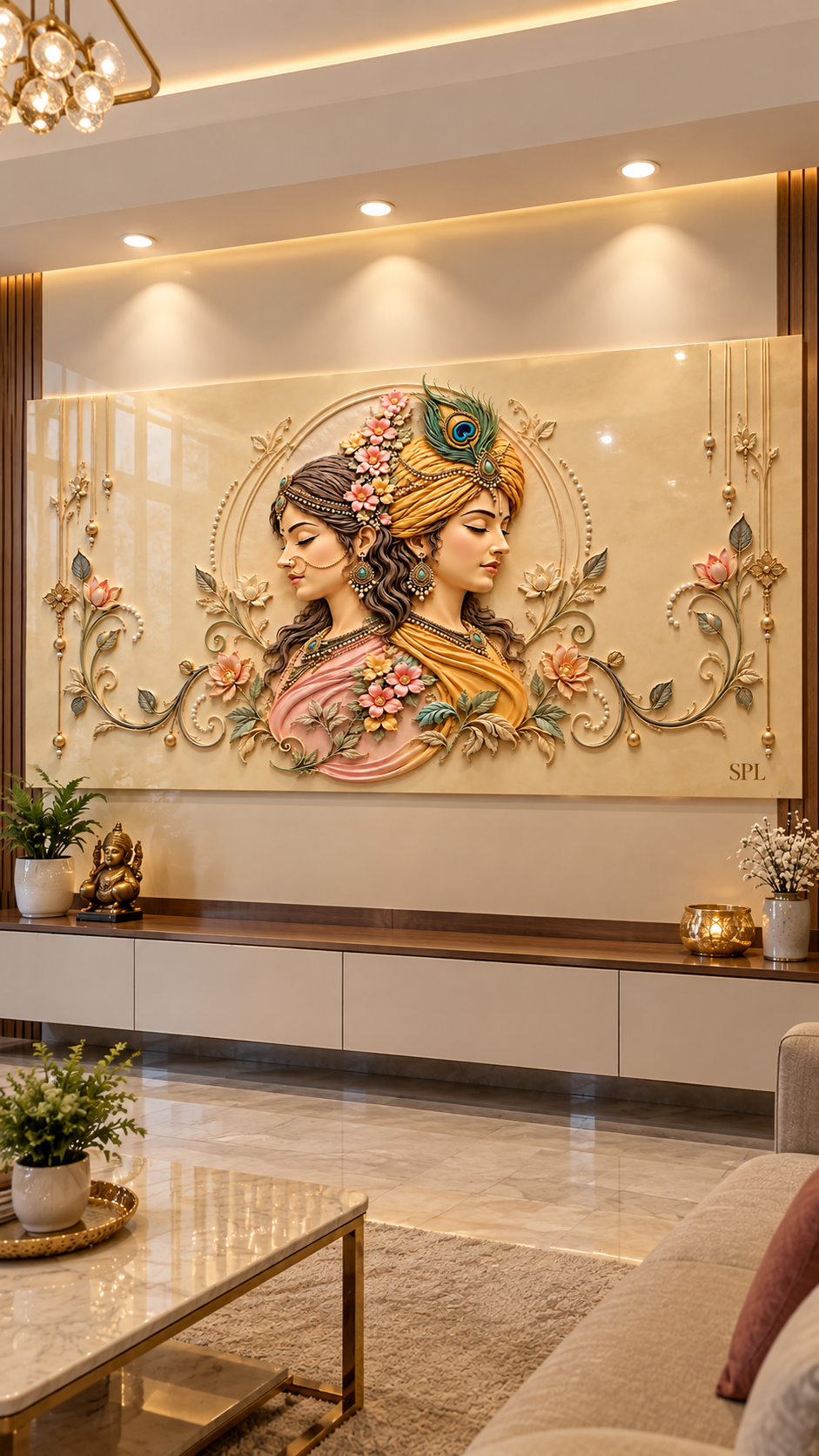 SPL RadhaKrishna Yugal Panorama — SPL 3D PG Sheets