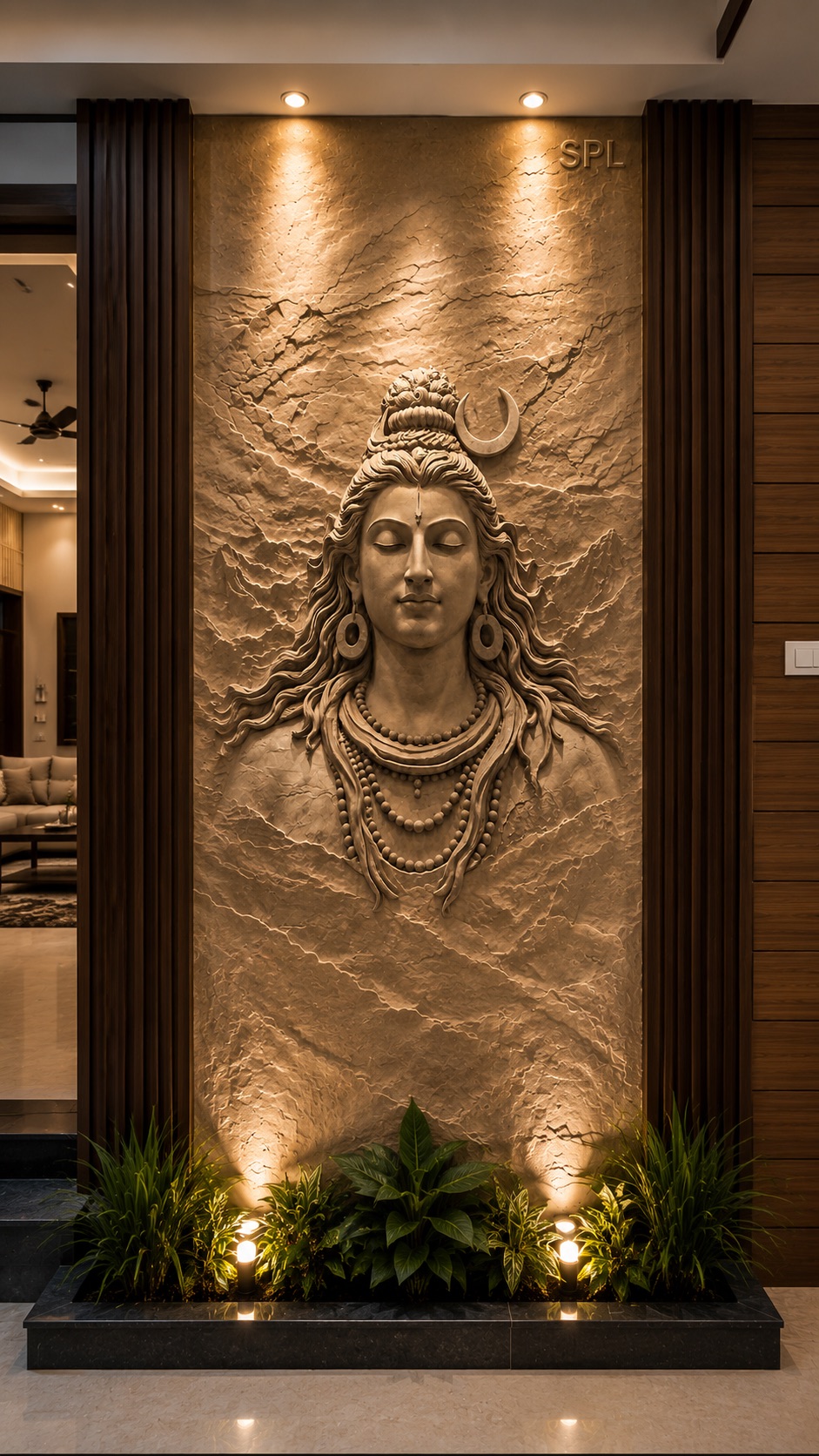 Spl 3D Shivji Wall Art  — SPL 3D AC Sheets
