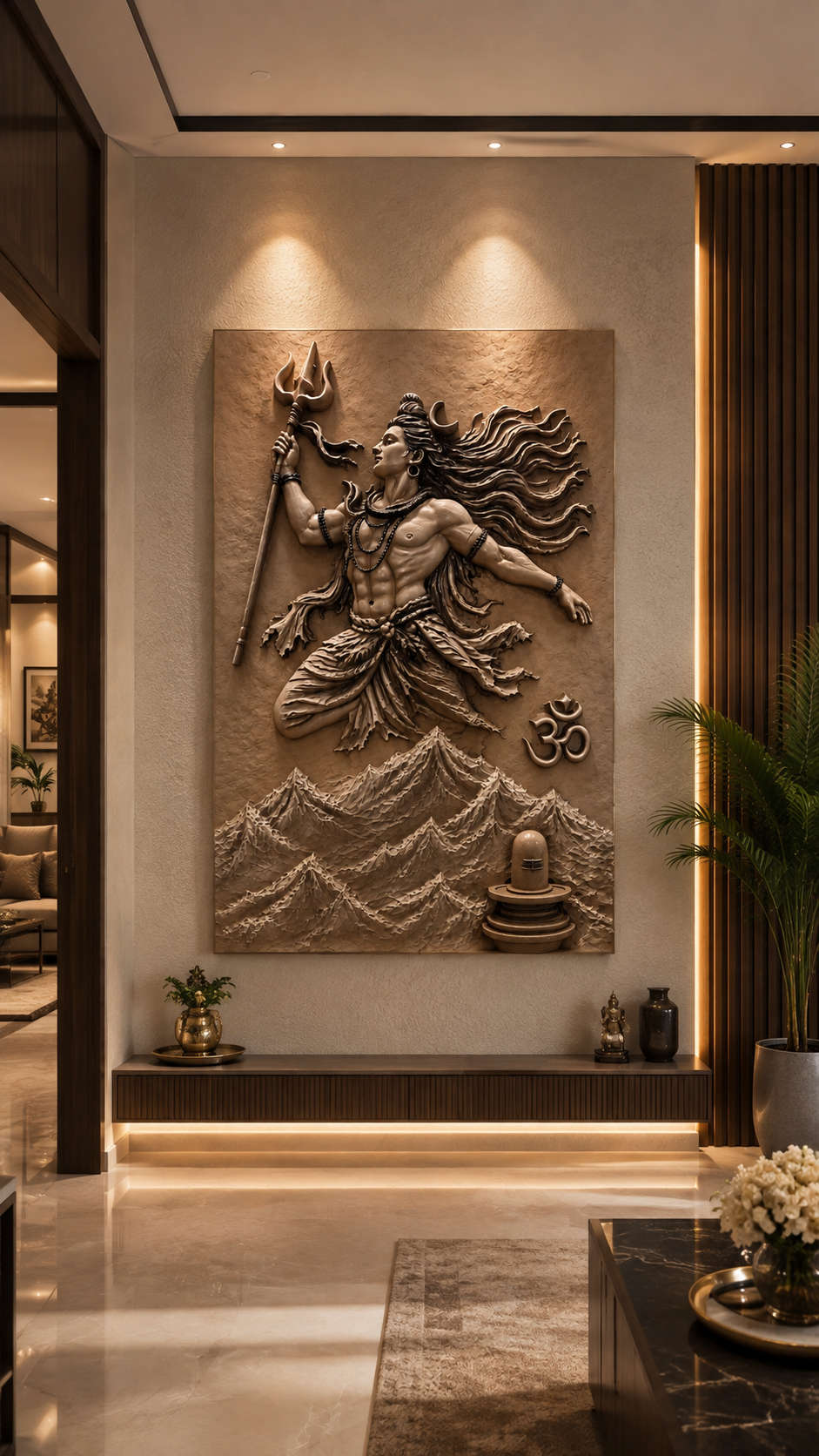 SPL 3D Shiv Ji Tandav Carved Panel